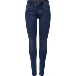 Only Royal Regular Skinny Fit Jeans - Blue/Dark Blue Denim