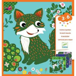 Djeco Scratch Card Forest Animals