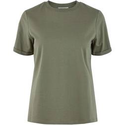 Pieces Camiseta 'Ria' - Caqui
