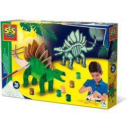 SES Creative Wooden Dino Glow in the Dark