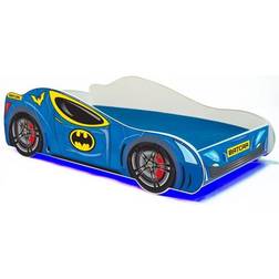 Kobi Batcar with Led Candle & Mattress 140x70cm