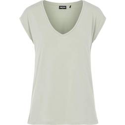 Pieces Kamala Tee Beige Female