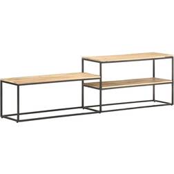 vidaXL Solid Acacia Wood Hylla