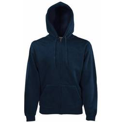 Fruit of the Loom Zip Through Hooded Sweatshirt - Deep Navy