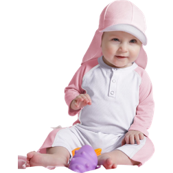 Sunseal UV Suit - Pastel Pink/White