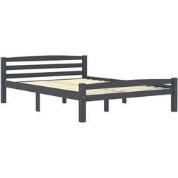 vidaXL Solid Pine 66cm Sengeramme 140x200cm