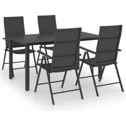 vidaXL 3060048 Juego de comedor de patio, 1 Mesa incl. 4 Sillas