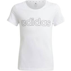 adidas Girl's Essentials T-shirt - White/Black (GN4045)