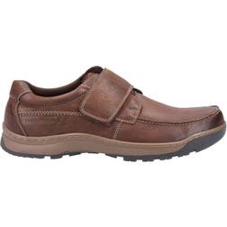 Hush Puppies Casper Leather Shoes - Mens - Noir/Marron