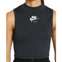 NIKE Women's Air Crop Tank - Black/White