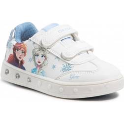 Geox J Skylin Girl White/Sky Unisex