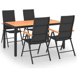 vidaXL 3060078 Ensemble repas de patio, 1 Table incluse 4 Chaises