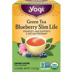 Yogi Green Tea Blueberry Slim Life 32g 16st