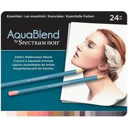 Spectrum Noir AquaBlend Watercolour Essentials Pencils 24-pack