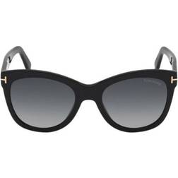 Tom Ford Wallace Cat Eye Sunglass FT0870 - Negro Brillante