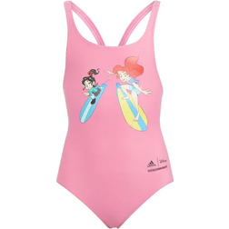 adidas Girl's Disney Princess Swimsuit - Rose Tone (H37891)