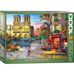 Eurographics Norte Dame Sunset 1000 Pieces