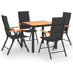 vidaXL 3060077 Ensemble repas de patio, 1 Table incluse 4 Chaises