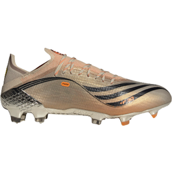 Adidas X Speedflow Messi.1 Firm Ground Boots - Silver/Core Black/Intense Orange