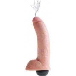 Pipedream King Cock Aidonkaltainen Ejakuloiva Dildo 23 cm Vaalea iho