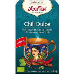 Yogi Tea Infusión Chili Dulce 17 Bolsitas Infusoras 30.6g 17pcs