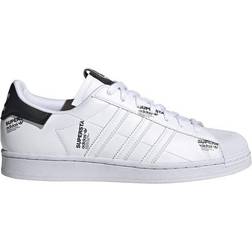 Adidas Superstar White/Black Logo Print