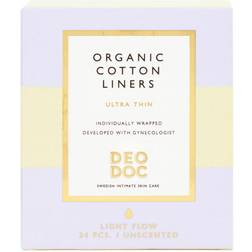DeoDoc Organic Cotton Liners 24-pak