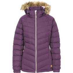 Trespass Nadina Women's Padded Hooded Casual Jacket - Potent Purple