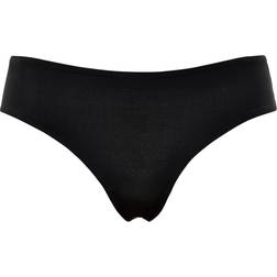 Triumph Lovely Micro Brazilian String Briefs - Black