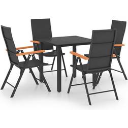 vidaXL 3060071 Set da pranzo per patio, 1 Tavolo incluso 4 Sedie