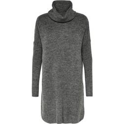 Only Onljana L/S Cowlnck Dress - Harmaa