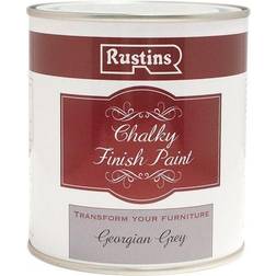 Rustins Quick Dry Chalky Finish Wood Paint Grey 0.25L