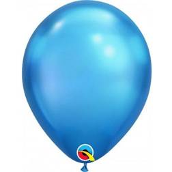 Qualatex Latex Ballons 7 Inch Round Plain Blue 100-pack