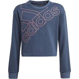 adidas Essentials Logo Sweatshirt - Crew Navy/Hazy Rose