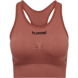 Hummel First Seamless Sports Bra - Marsala