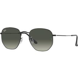 Ray-Ban Hexagonal 3548 Sunglasses - Black/Grey Gradient