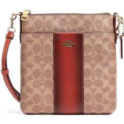 Coach Messenger Crossbody - Brass/Tan/Rust