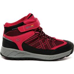 Regatta Kid's Samaris V Mid Waterproof - Dark Cerise/Neon Pink