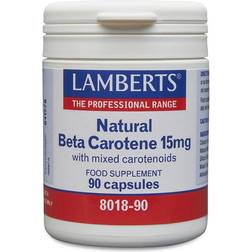 Lamberts Natural Beta Carotene with Mixed Carotenoids 15mg 90 pcs