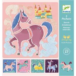 Djeco Drawing Templates Horses