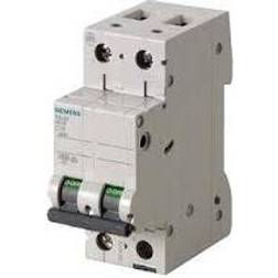 Siemens Interruttore Automatico Magnetotermico 2P 2 Moduli 10A 6kA 5SL62107BB