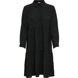 Jacqueline de Yong Vestido Camisero 'Piper' - Negro