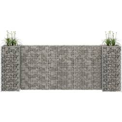 vidaXL H-Shaped Gabion Planter 40cm