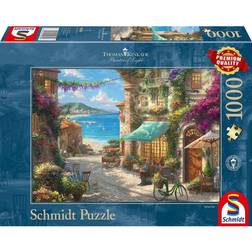 Schmidt Spiele Thomas Kinkade On the Italian Riviera, 1000 Bitar