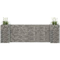 vidaXL H-Shaped Gabion Planter 40cm