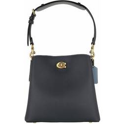 Coach Willow Colorblock Bucket Bag - B4/Midnight Navy Multi