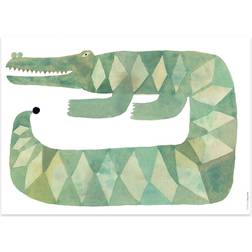 OYOY Croccodile Plakat 50x70cm