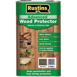 Rustins Advanced Wood Preserver Wood Protection Brown 5L
