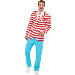 Smiffys Where's Wally? Suit Red & White