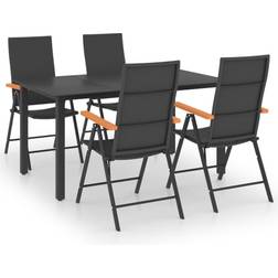 vidaXL 3060072 Ensemble repas de patio, 1 Table incluse 4 Chaises